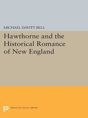 cover image of Hawthorne and the Historical Romance of New England